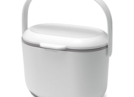 Addis 2.5 Litre Compost Caddy - White & Metallic