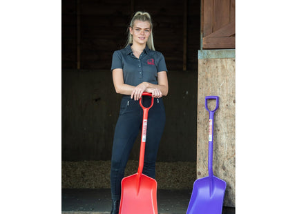 Red Gorilla Shovel Blue Small Multi-Purpose Durable Plastic Lightweight Spade for Garden Home Stable or Builder Small Snow Shovel