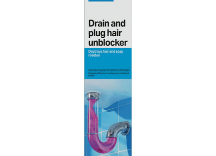 HG Drain & Plug Hair Unblocker, Removes Hair from Pipes & Drains 450ml