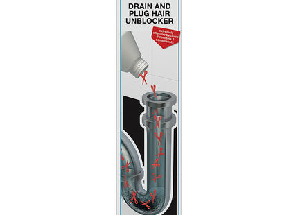 HG Drain & Plug Hair Unblocker, Removes Hair from Pipes & Drains 450ml