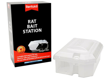 Rentokil Rat Bait Station - Lockable & Tamper-Resistant Rodent Control