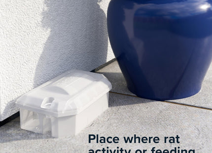Rentokil Rat Bait Station - Lockable & Tamper-Resistant Rodent Control