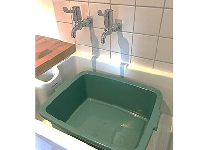 Addis Washing Up Bowl Utility Butler Belfast Sinks, Sage Green, 33 x 42 x 17 cm 518035