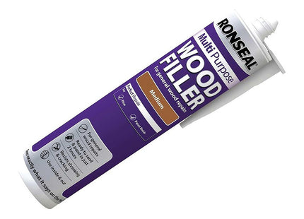 Ronseal Multi-Purpose Wood Filler Cartridge Medium 310ml 33367