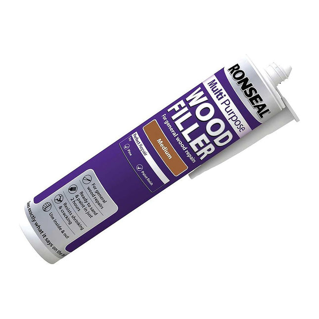 Ronseal Multi-Purpose Wood Filler Cartridge Medium 310ml 33367