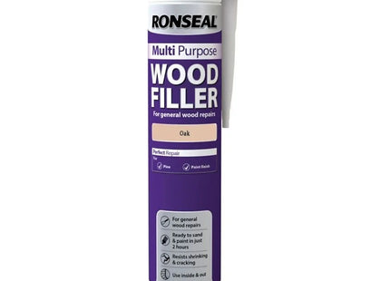 Ronseal Multi Purpose Wood Filler Cartridge 310ml Oak