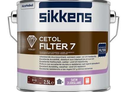 Sikkens Cetol Filter 7 Plus 2.5 Litre - Walnut