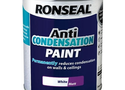 Ronseal 37475 Anti Condensation Paint White Matt 2.5 Litre
