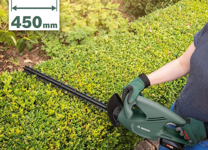 Bosch Cordless Hedge Cutter EasyHedgeCut 18-45 (1 battery 2.0 Ah, 18 Volt system, blade length 45 cm, in carton packaging)