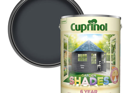 Cuprinol Garden Shades Paint for Gardens - Urban Slate 5 Litre