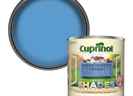 Cuprinol Garden Shades Wood Paint - Cornflower - 1 Litre
