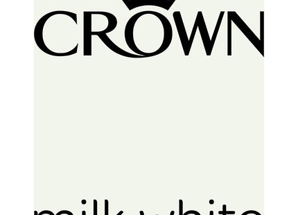 Crown Easyclean Matt Emulsion Wall Paint Milk White - Stain Resistant 2.5 Litre