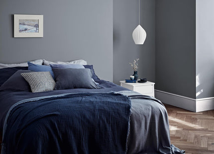 Crown Walls & Ceilings Matt Emulsion Paint 2.5 Litre - Blue Gravel
