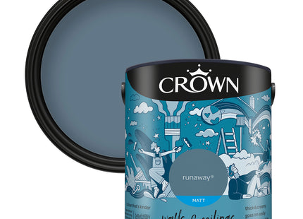Crown Walls & Ceilings Matt Emulsion Paint Runaway 2.5 Litre