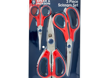 Spear & Jackson 3 Piece Scissor Set SCISSORS3PS
