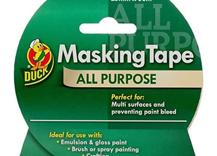 Shurtape Ducktape Masking Tape, All Purpose, 25 mm x 50 m 232317