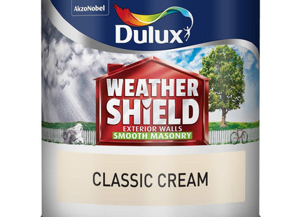 Dulux Weathershield Smooth Masonry 250ml Classic Cream