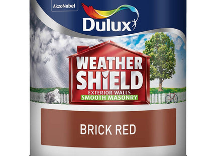 Dulux All Weather Protection Smooth Masonry - 250ml - Brick Red