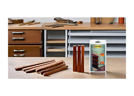 Briwax Wax Filler Sticks Dark Wood Shades - Quick Wood Repair for Scratches, Cracks & Nail Holes 4 Pack