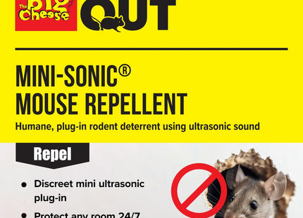 STV The Big Cheese Mouse Out Mini-Sonic Repellent Pet Safe 3 Pack