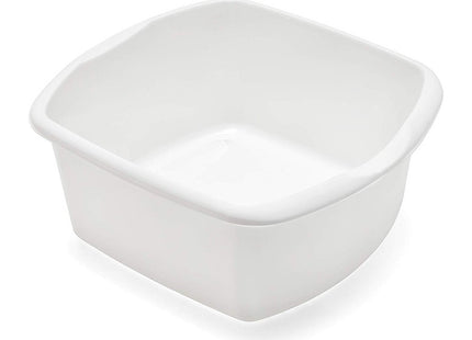 Addis Small Rectangular Washing Up Bowl, White, 8 Litre 518084