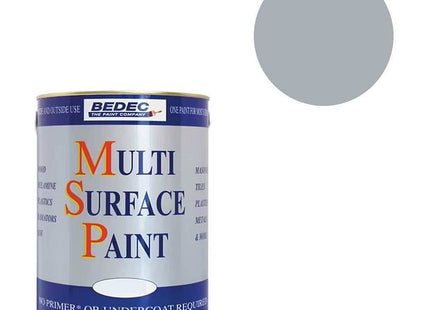 Bedec 750ml Soft Gloss Multi-Surface Paint - Light Grey