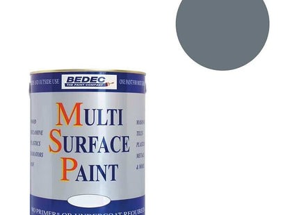 Bedec 750ml Soft Gloss Multi-Surface Paint - Dark Grey