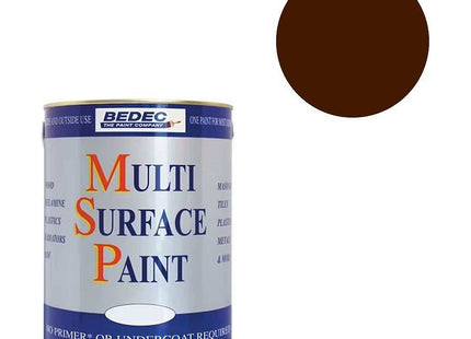 Bedec 750ml Soft Gloss Multi-Surface Paint - Chocolate