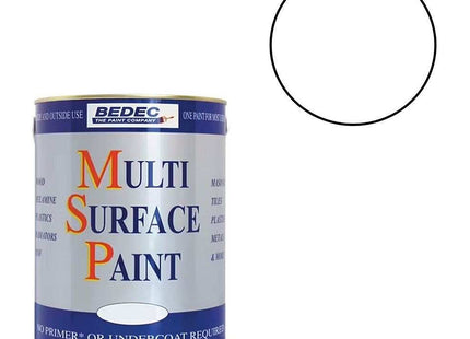 Bedec 750ml Soft Gloss Multi-Surface Paint - Soft White