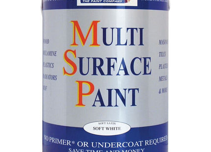 Bedec 750ml Soft Satin Multi-Surface Paint - Soft White