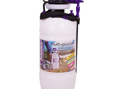 STV Defenders Multi-Purpose Home & Garden Pressure Sprayer with carry Strap 8 Litre