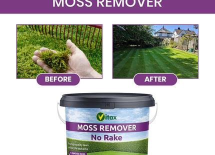 Vitax Moss Remover, Feeds Lawn For Up To 3 Months- 100 M.Sq