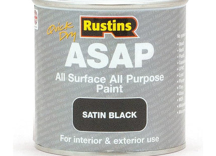 Rustins Asap Paint Black 250ml