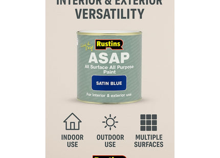 Rustins Asap Paint Red 250ml