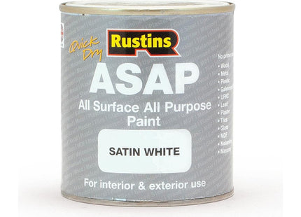Rustins Asap Paint White 500ml