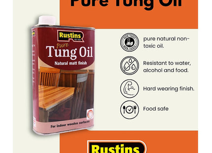 Rustins Tung Oil 500ml