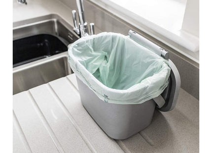 Addis Everyday Kitchen Food Waste Compost Caddy Bin, 4.5 Litre, Sliver, Metallic Silver 518251