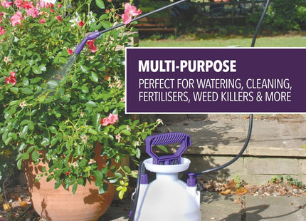 STV Defenders Multi-Purpose Home & Garden Pressure Sprayer with Carry Strap 5 Litre