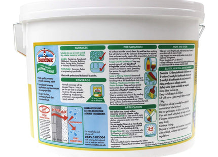 Sandtex Ultra Smooth Masonry Paint 7.5 Litre Magnolia