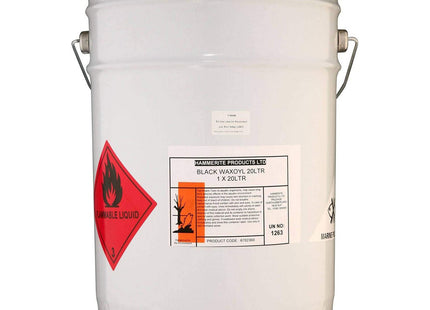 Hammerite Waxoyl 601 Pail, 20 Litre, Black 5092856