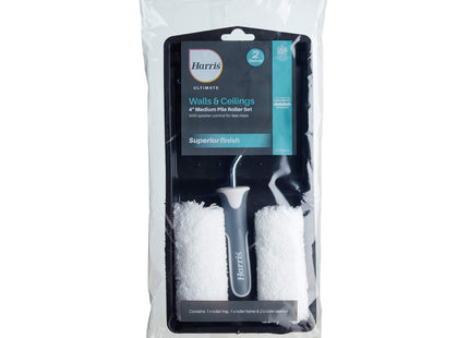 Harris Ultimate Walls & Ceilings Medium Pile Roller Set, Tray, Frame, Roller Sleeves
