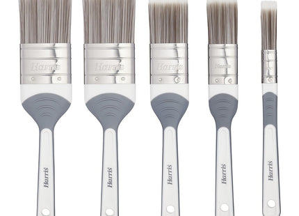 Harris Seriously Good Paintbrush Set, 5 Brush Pack, 1 x 0.5, 1 x 1, 1 x 1.5, 2 x 2 Paint Brushes