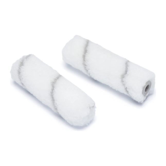 Harris Seriously Good Walls and Ceilings Emulsion Medium Pile Mini Roller Sleeves 4in 2 Pack