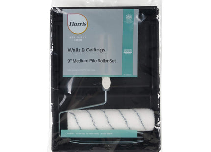 Harris Walls & Ceilings Set, 1 x 9" Roller Tray, 9" Roller Frame, 9" Roller Sleeve 102012004