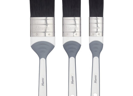Harris Seriously Good 3 Pack Gloss Flat Brush Set, 1in, 1.5in, 2in