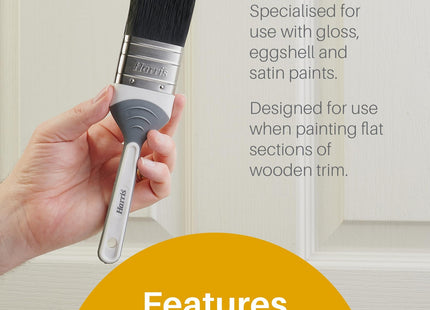 Harris Seriously Good 3 Pack Gloss Flat Brush Set, 1in, 1.5in, 2in