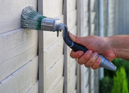 Harris Ultimate Shed & Fence Swan Neck Exterior Woodwork Paint Brush, 100mm