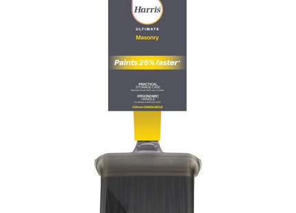 Harris Ultimate Masonry Swan Neck Paint Brush, 120mm