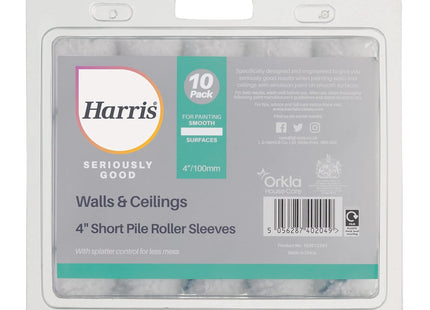 Harris - - Seriously Good Walls & Ceilings Short Pile Sleeve - 4" Pack 10 102012201