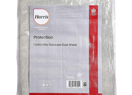 Harris Protection Seriously Good Cotton Rich Staircase Dust Sheet 24' x 3', 1 x 102064201